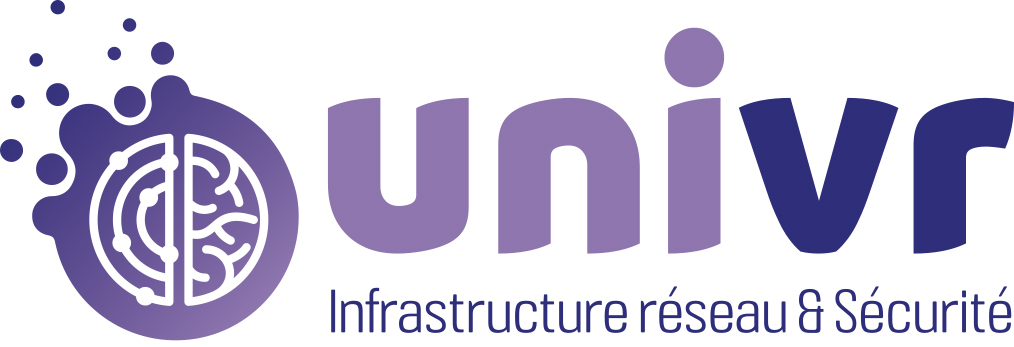 Logo Univr violet reseau